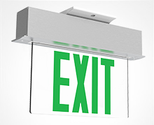 SURFACE MOUNT LED EXIT SIGN WITH RC FUNCTION